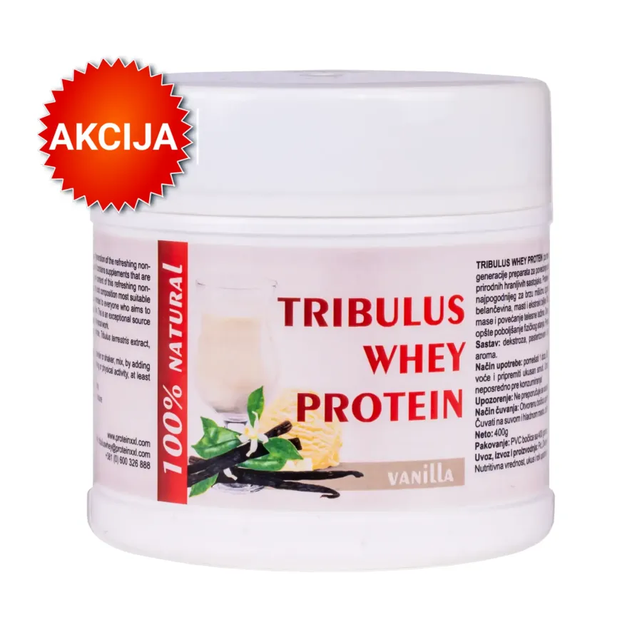 Akcija Tribulus Whey Vanila